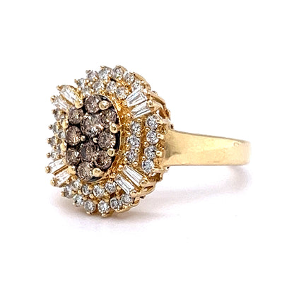 Effy Diamond Ballerina Ring in 14k Yellow Gold