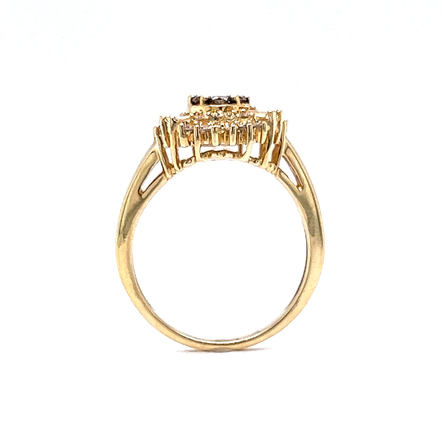 Effy Diamond Ballerina Ring in 14k Yellow Gold