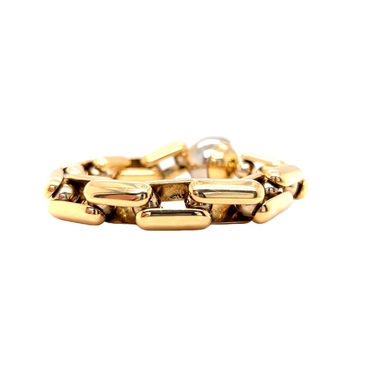 Barakà Chain Link Bracelet in 18k Yellow Gold