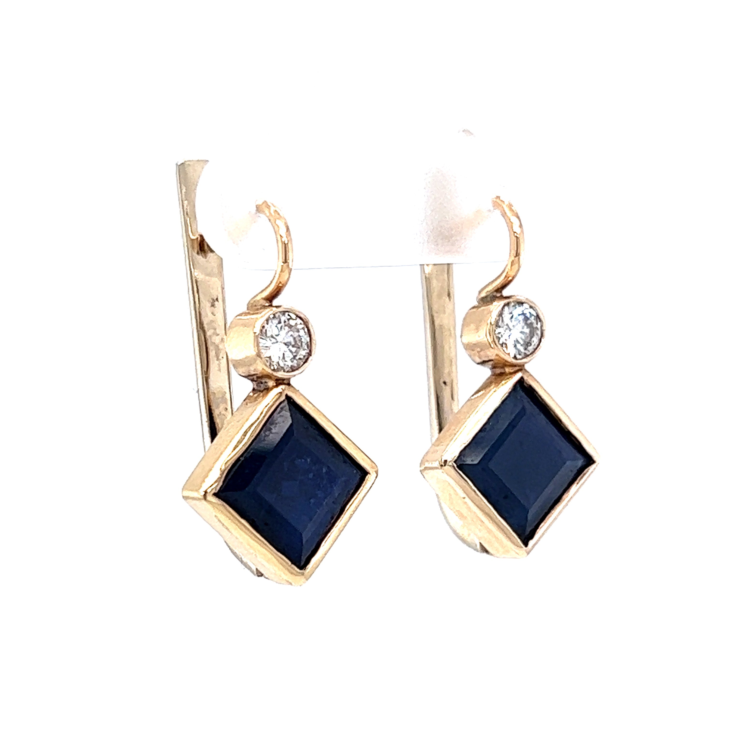 Buy Deconstructed Square Diamond Earrings Online | ORRA