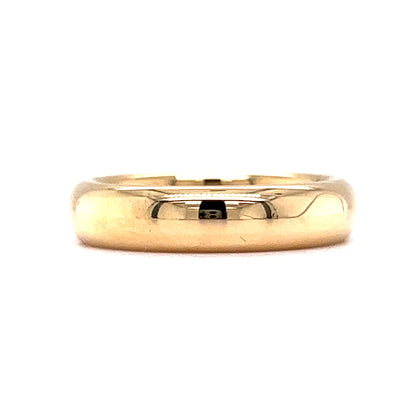 Classic 5mm High Polish Wedding Band in 18k Yellow Gold