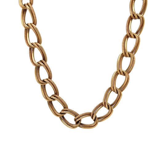 Necklace Modern Chain in 14k Yellow Gold
