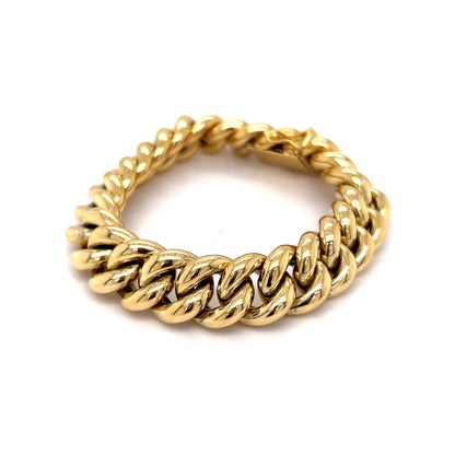 Braided Link Bracelet in 14k Yellow Gold