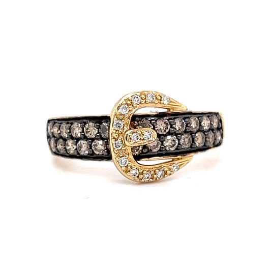 Le Vian Diamond Ring .72 Round Brilliant Cut Diamonds in 14k Yellow Gold