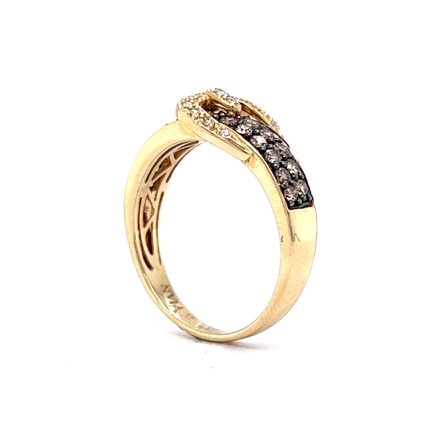 Le Vian Diamond Ring .72 Round Brilliant Cut Diamonds in 14k Yellow Gold