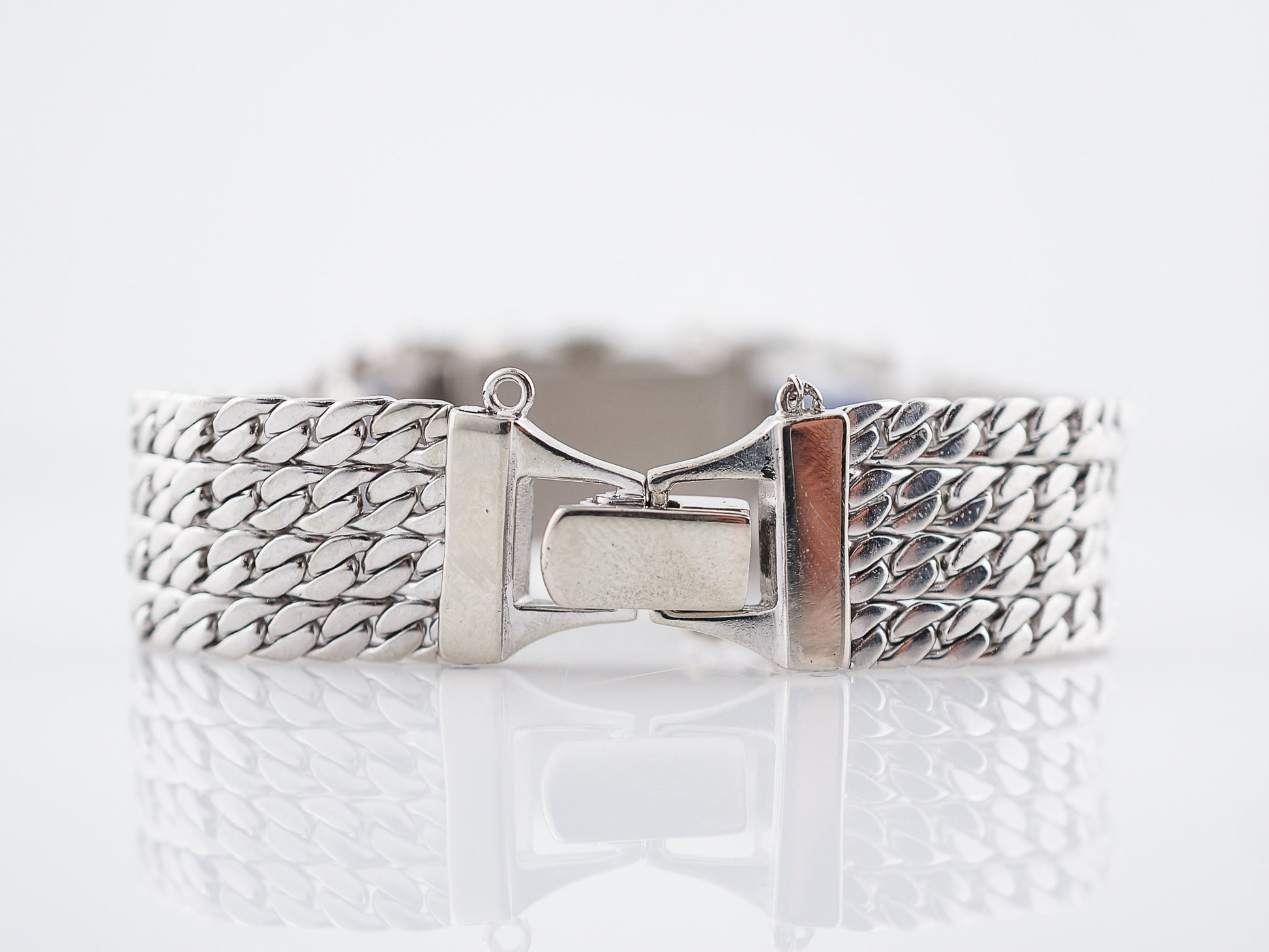 Ladies Vintage Watch Lucien Picard Diamond Sapphire in 14k