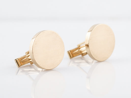 Cufflinks Modern in 14K Yellow Gold