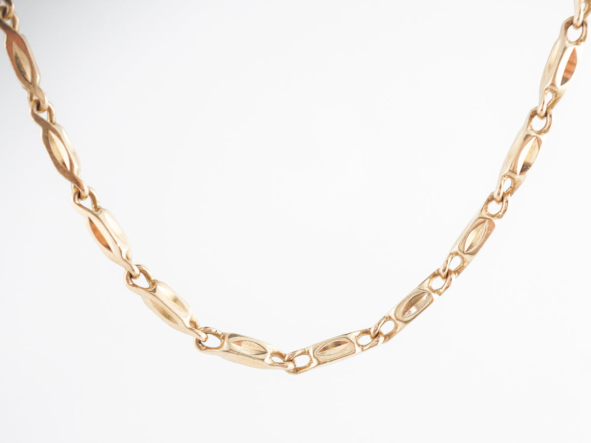 24 inch Chain Necklace in 18k Yellow Gold