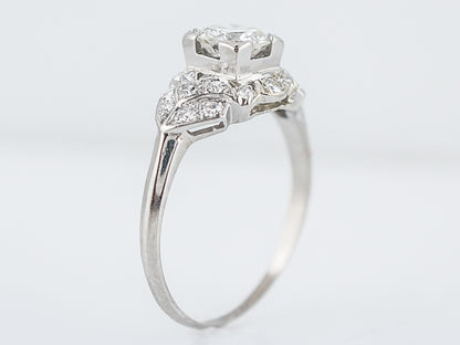 Diamond Antique Engagement Ring Art Deco Geometric