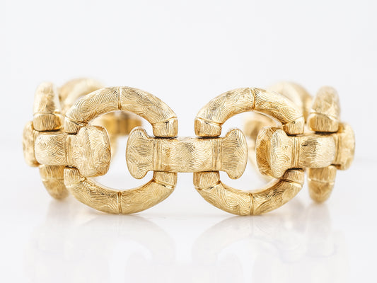 Bracelet Modern in 18k Yellow Gold