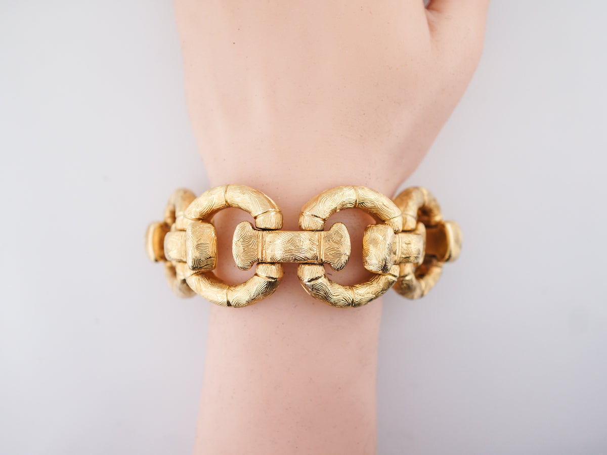 Bracelet Modern in 18k Yellow Gold