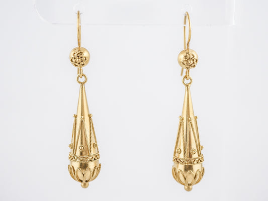 Earrings Modern in 15k Yellow Gold