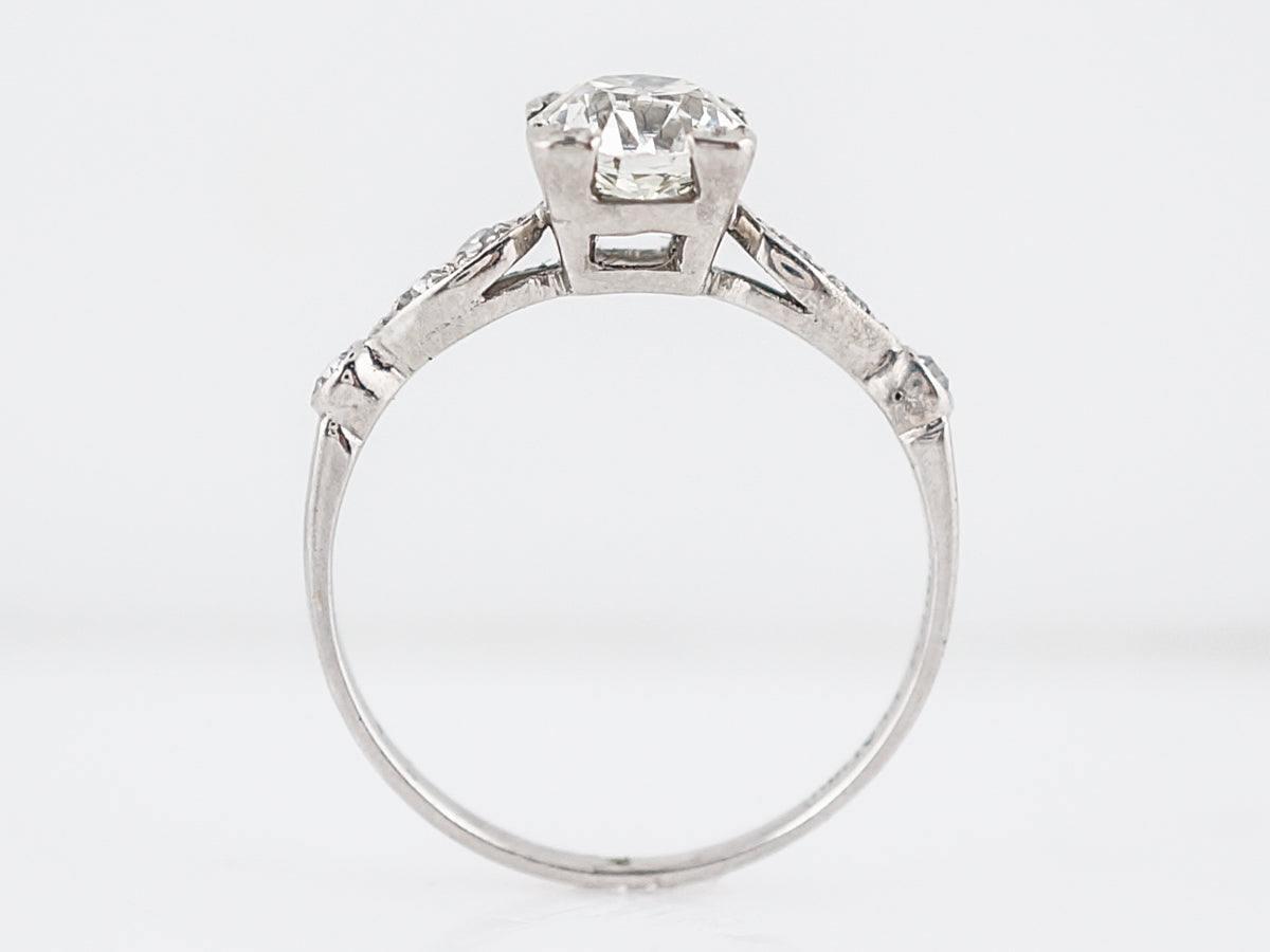 Classic 1930's European Diamond Engagement Ring