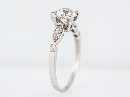 Classic 1930's European Diamond Engagement Ring