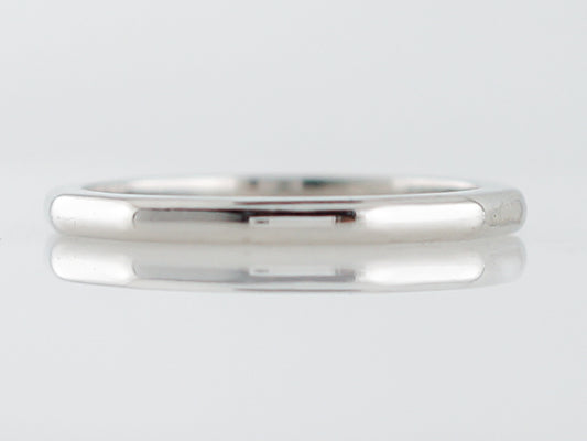 Vintage Wedding Band Mid-Century Tiffany & Co in Platinum