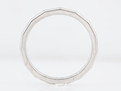 Wedding Band Modern Tiffany & Co. Geometric in Platinum