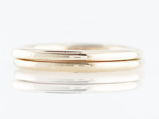 Vintage Ring Guards Retro in 14k Yellow Gold