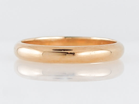 Wedding Band Modern in 14k Yellow Gold