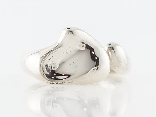 Right Hand Ring Modern Tiffany & Co. Elsa Peretti in Sterling Silver