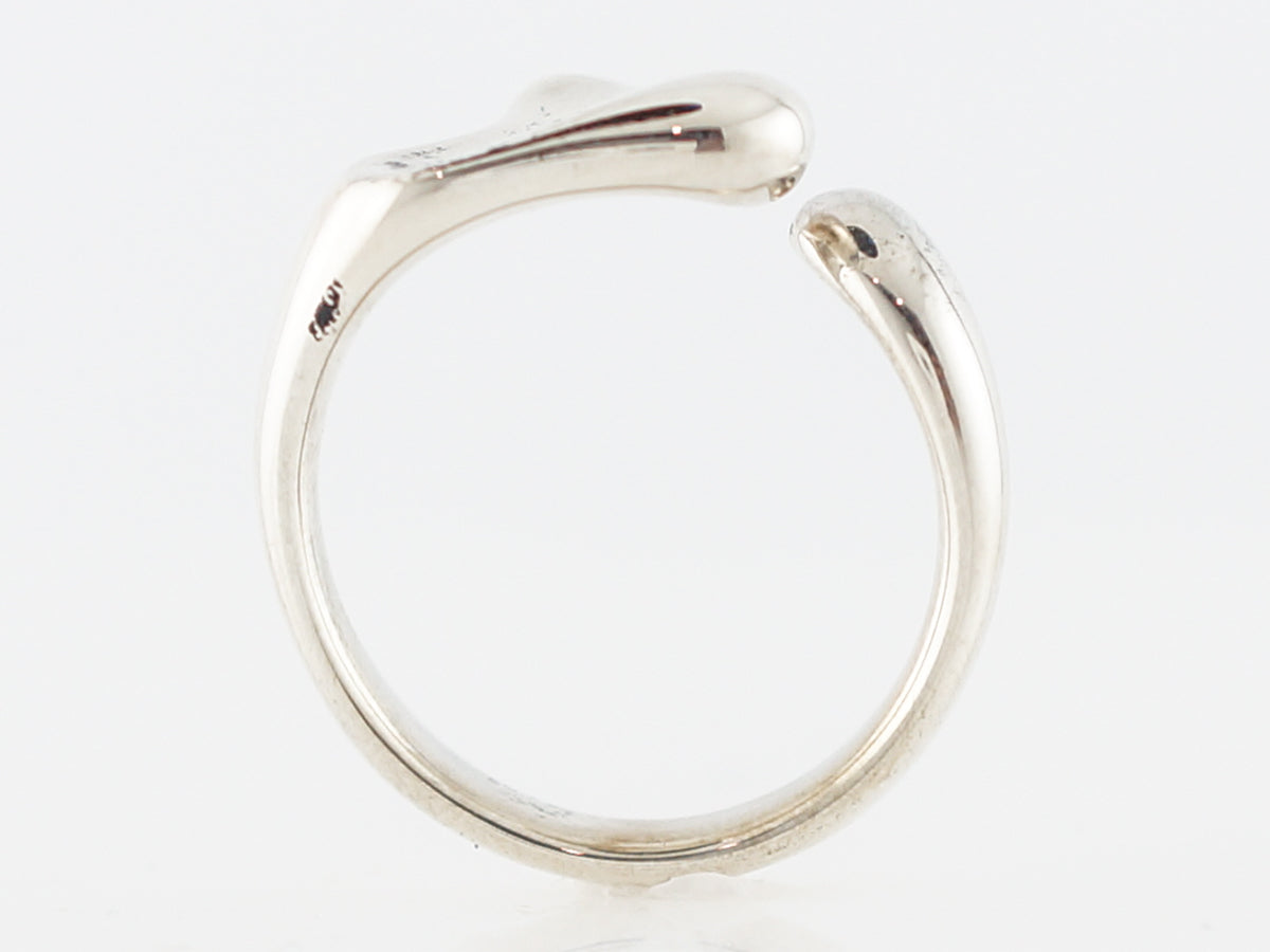 Right Hand Ring Modern Tiffany & Co. Elsa Peretti in Sterling Silver