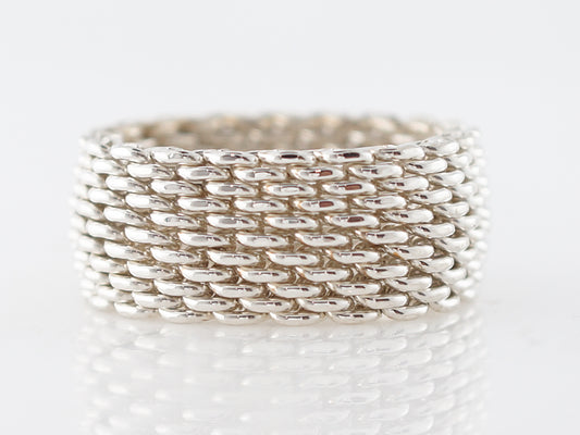 Right Hand Ring Modern Tiffany & Co. Elsa Peretti in Sterling Silver