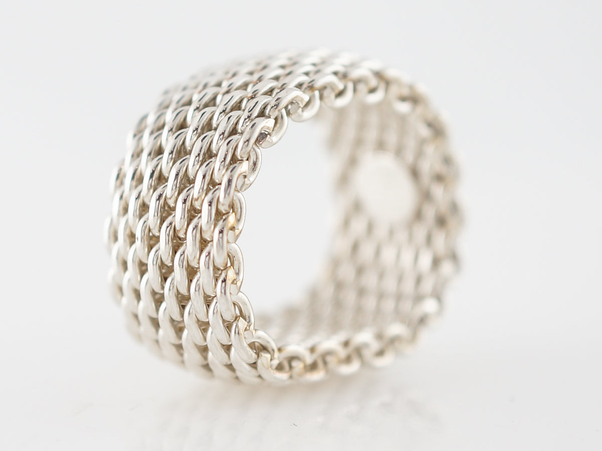 Right Hand Ring Modern Tiffany & Co. Elsa Peretti in Sterling Silver ...