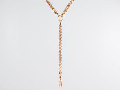 Long Victorian Chain w/ Extender in 14k Yellow Gold