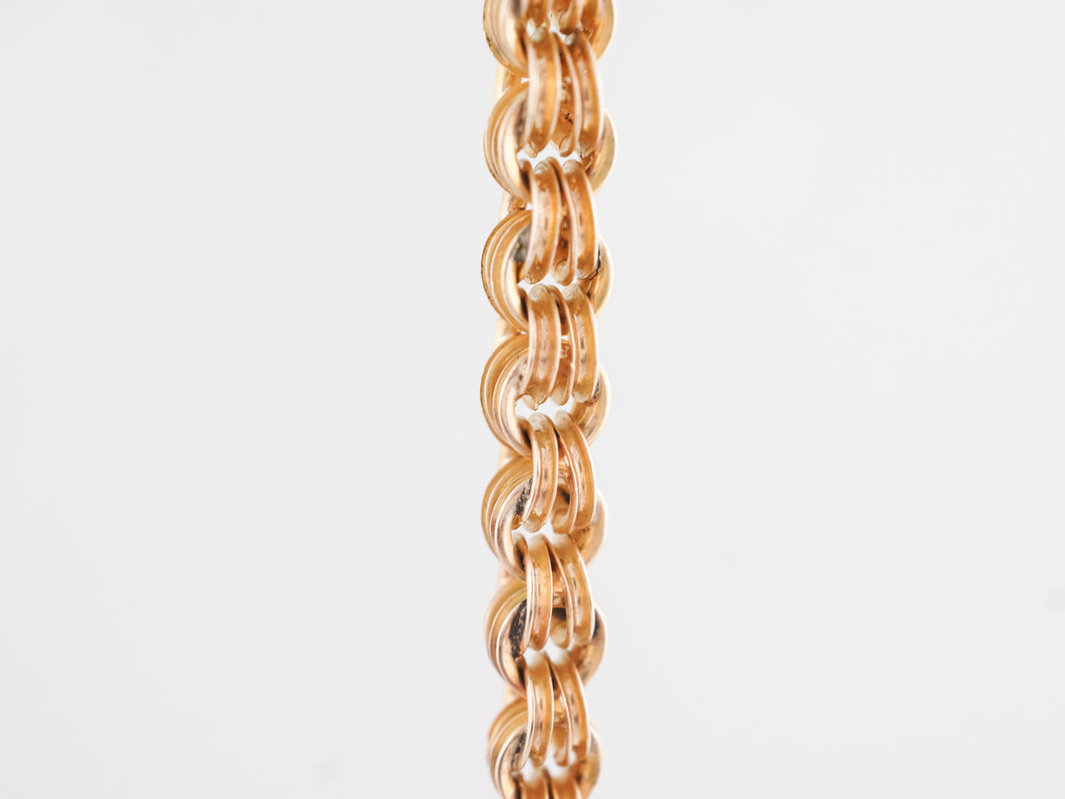 Long Victorian Chain w/ Extender in 14k Yellow Gold