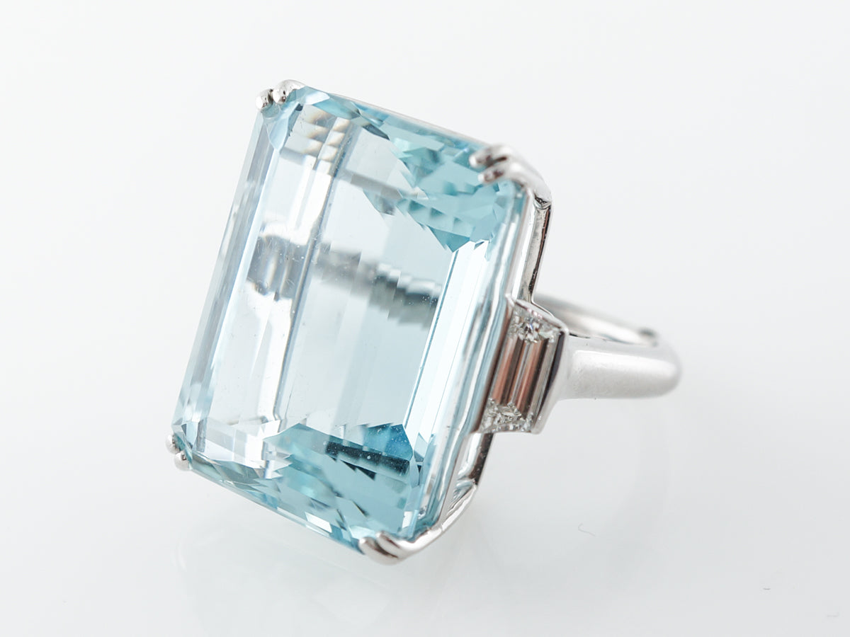 Tiffany & co hot sale aquamarine ring