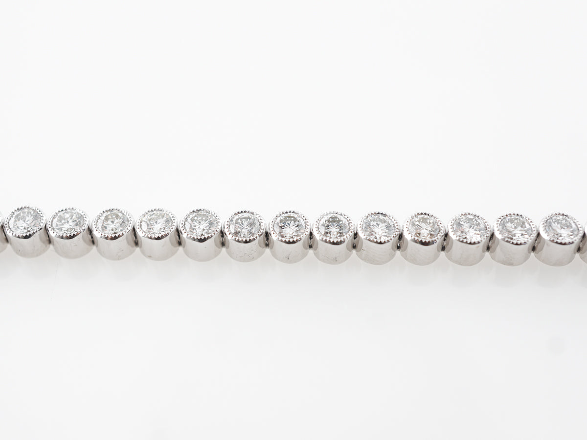 1/4 CT. T.W. Diamond Line Bracelet in Sterling Silver - 7.25