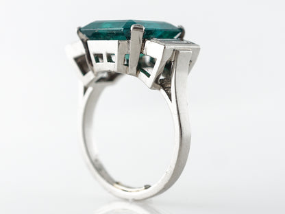 4.5 Carat Emerald Ring w/ Diamonds in Platinum