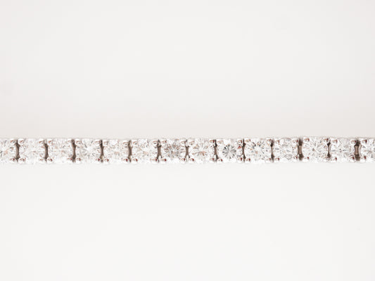 RTV ** 4.50 Carat Diamond Tennis Bracelet in White Gold