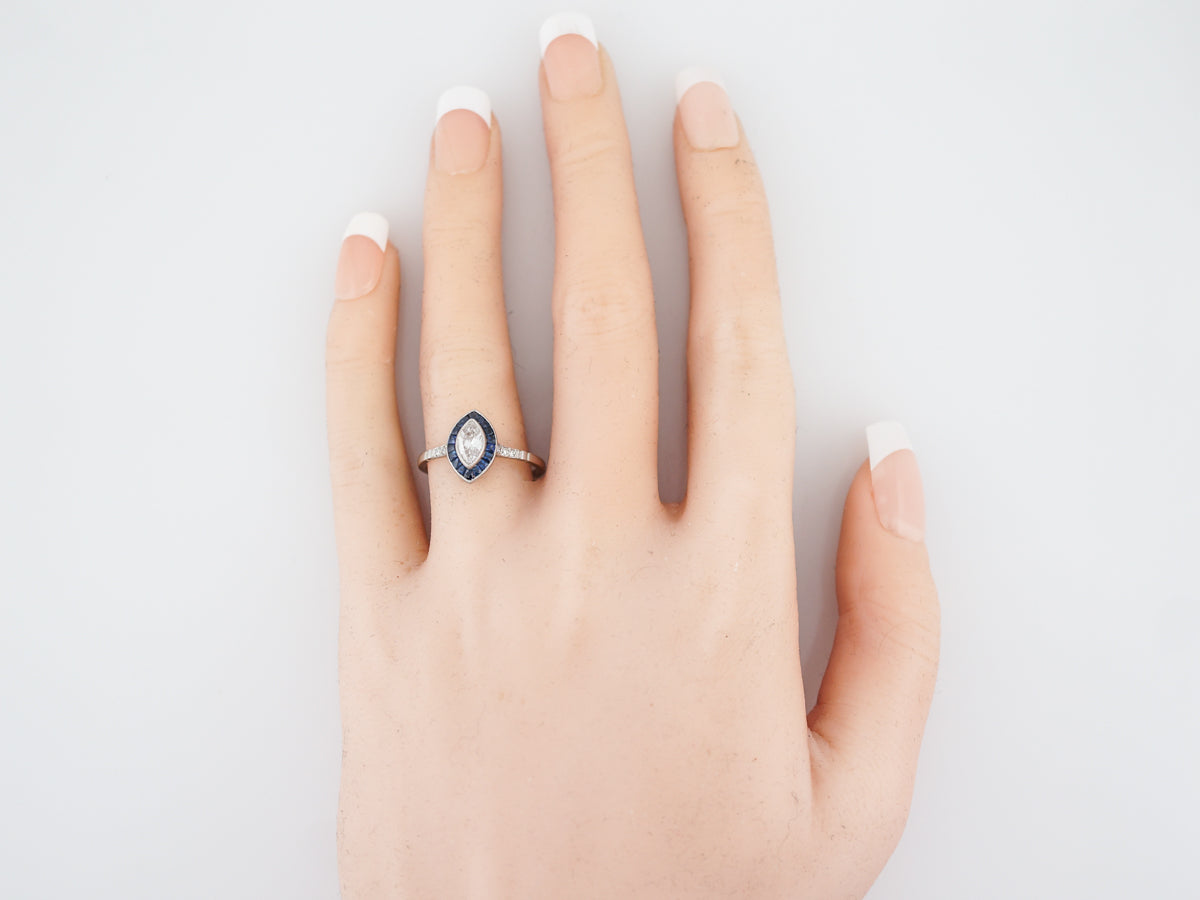 Sapphire right hand ring store