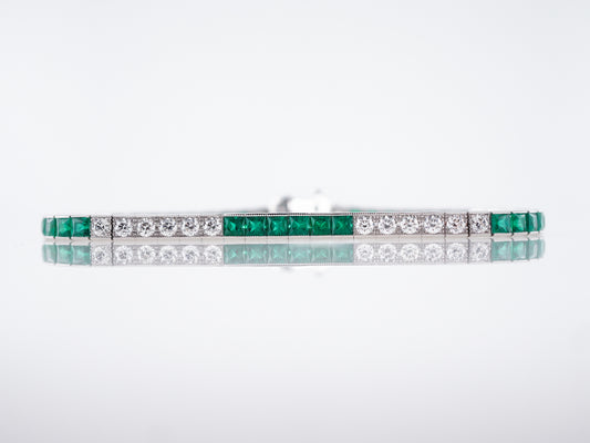 **RTV 1/10/19**Bracelet Modern 2.19 Round Brilliant Cut Diamonds in Platinum