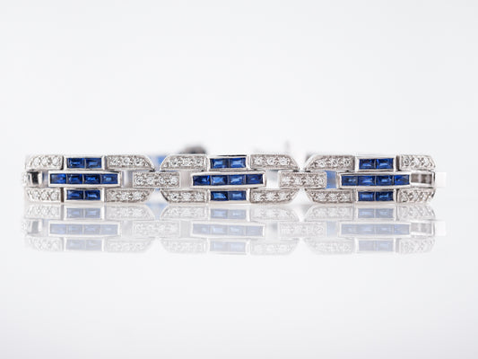 **RTV 1/10/19**Bracelet Modern 2.14 Round Brilliant Cut Diamonds in Platinum