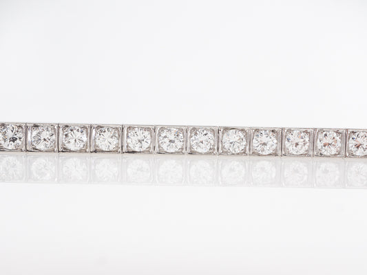 8 Carat Tennis Bracelet w/ Diamonds in Platinum