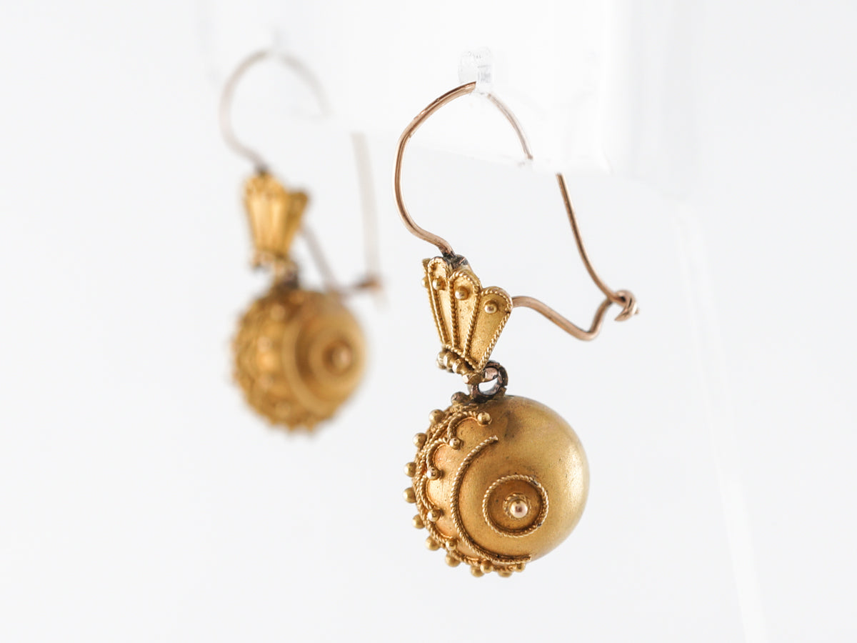 Etruscan hot sale revival earrings