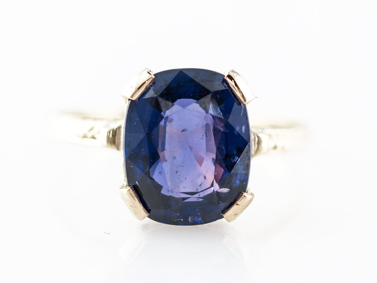 Antique Victorian 18K Gold Sapphire & Diamond Ring - c.1880 – Artisan  Antiques