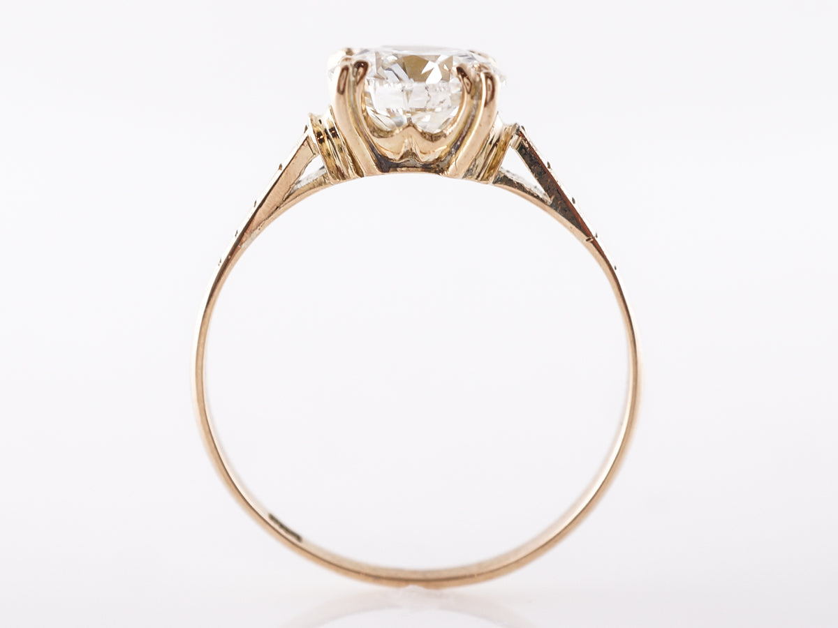 1.50 Carat Diamond Solitaire Engagement Ring in 18k