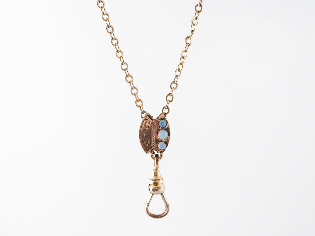 Vintage Victorian Cabochon Opal Pendant