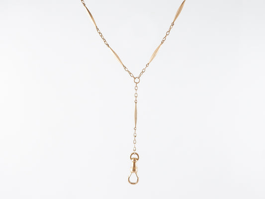 Antique Victorian Chain in 14k Yellow Gold