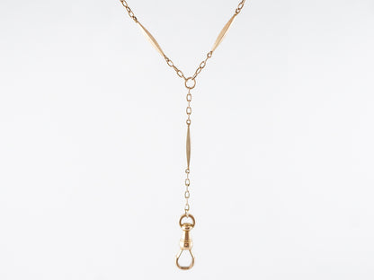 Antique Victorian Chain in 14k Yellow Gold