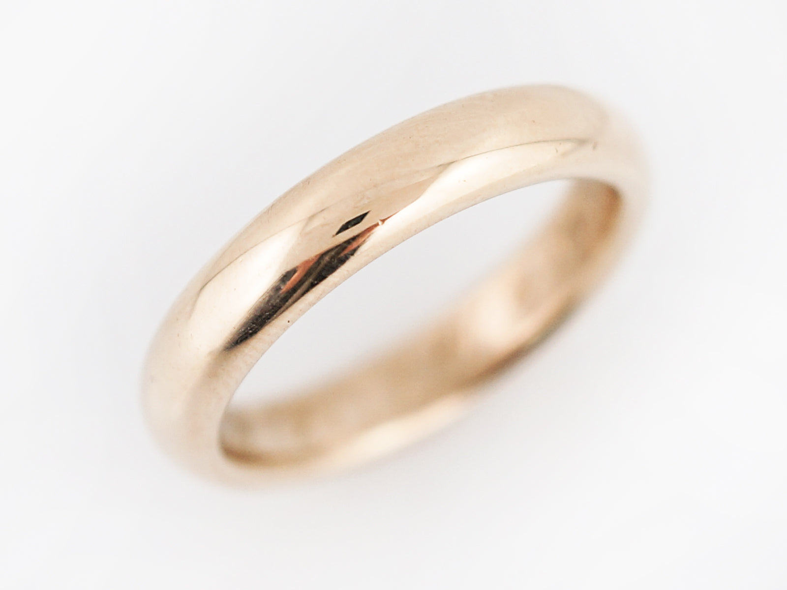 Antique Wedding Band Art Deco in 14k Yellow Gold