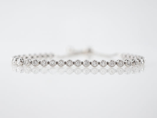 Bracelet Modern 1.50 Round Brilliant Cut Diamonds in 14k White Gold