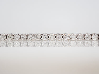 Bracelet Modern 5.70 Round Brilliant Cut Diamonds in 18k White Gold