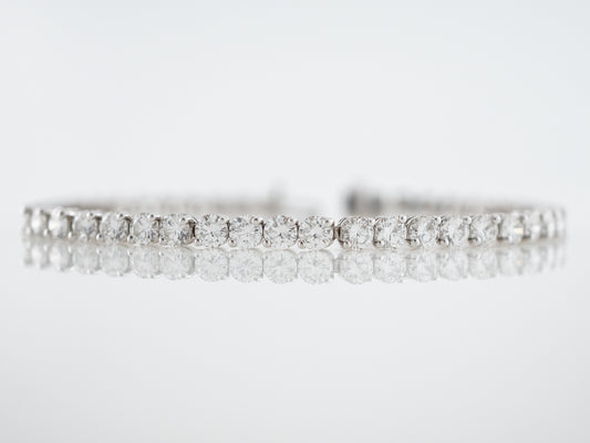Bracelet Modern 8.18 Round Brilliant Cut Diamonds in 18k White Gold