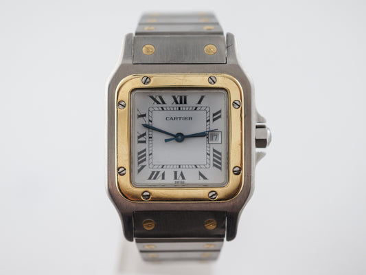 Cartier Santos Galbee 2961 Automatic Watch in 18k