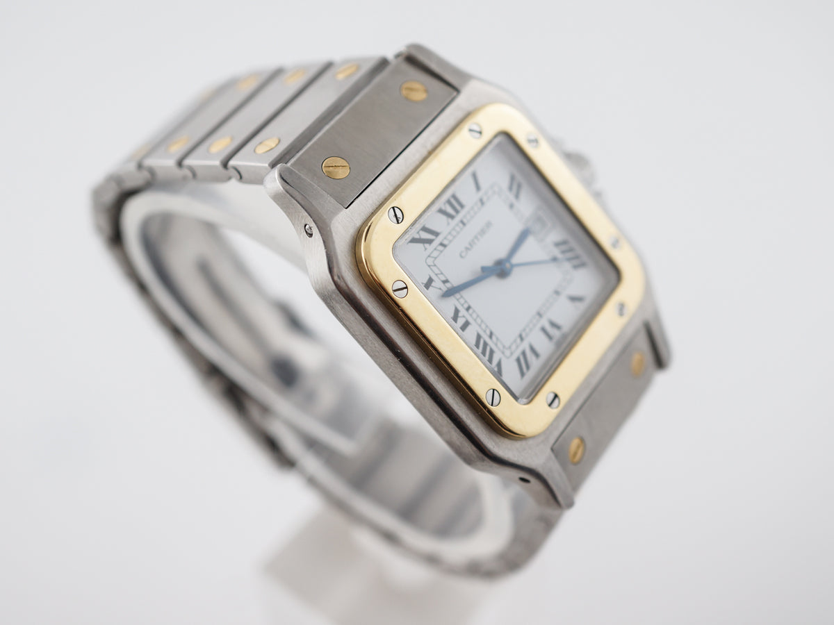 Cartier Santos Galbee 2961 Automatic Watch in 18k