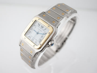 Cartier Santos Large Model Automatic in 18k Yellow Gold & Stainless Steel