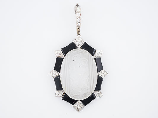 Necklace Modern .67 Round Brilliant Cut Diamonds in 18K White Gold